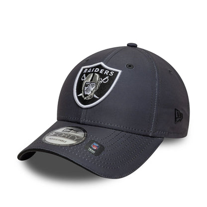 Pictured is this NFL Microfibre Las Vegas Raiders 9FORTY in charcoal. 1