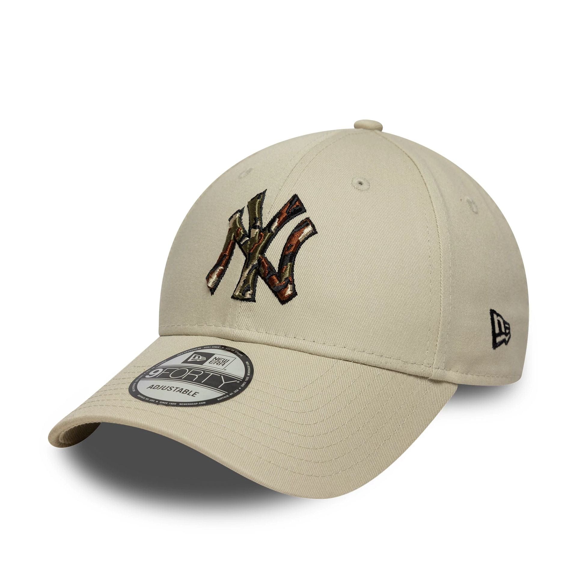 Pictured is this MLB Outline Camo New York Yankees 9FORTY in Cream. 1