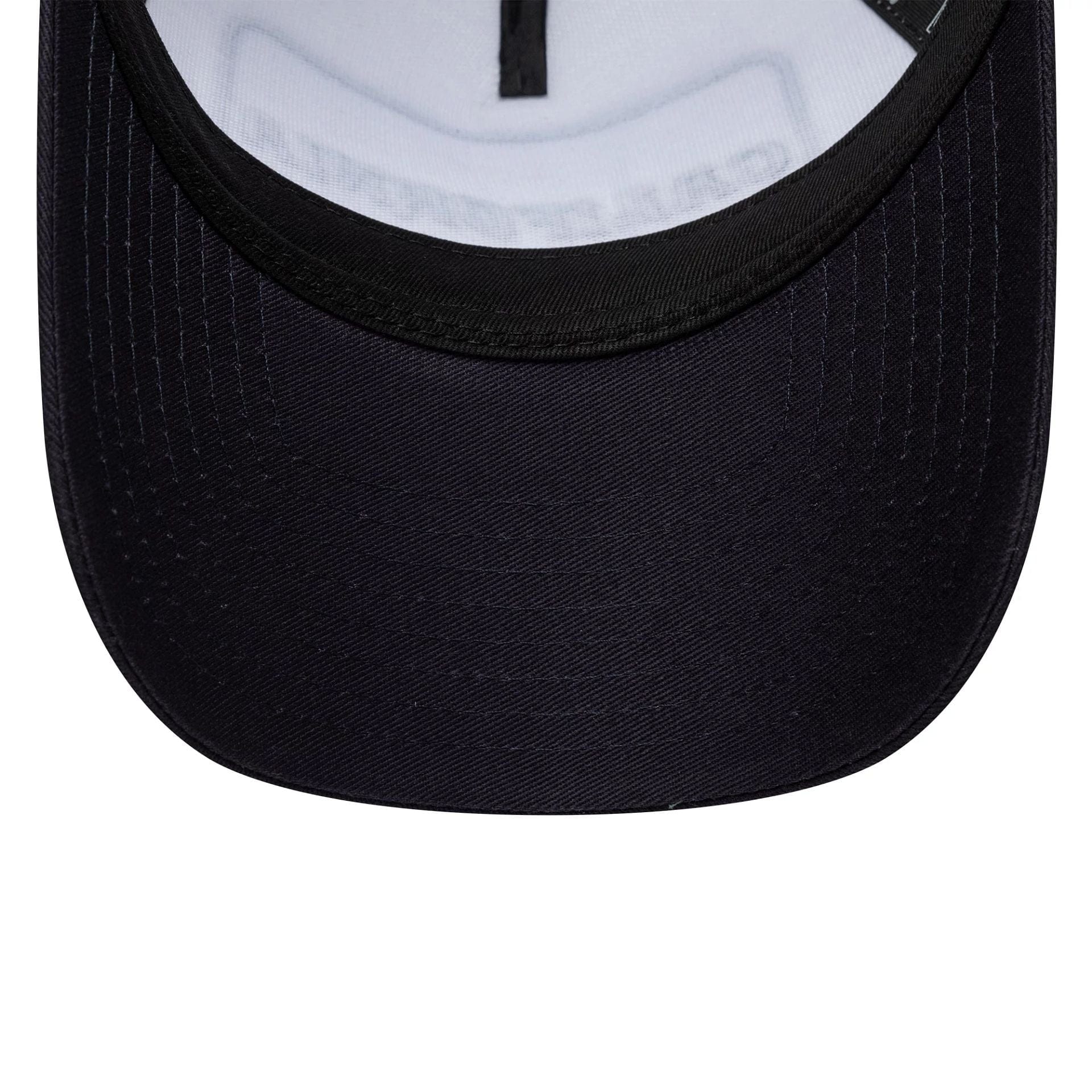 Pictured is this New Era Location Patch 9FORTY A-Frame Trucker in navy. 5