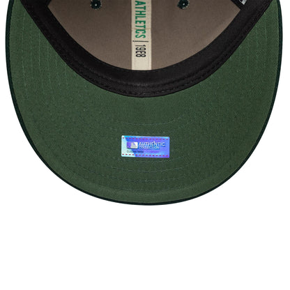 Pictured is this MLB Heritage Athletics Retro Crown 9FIFTY in dark green. 5