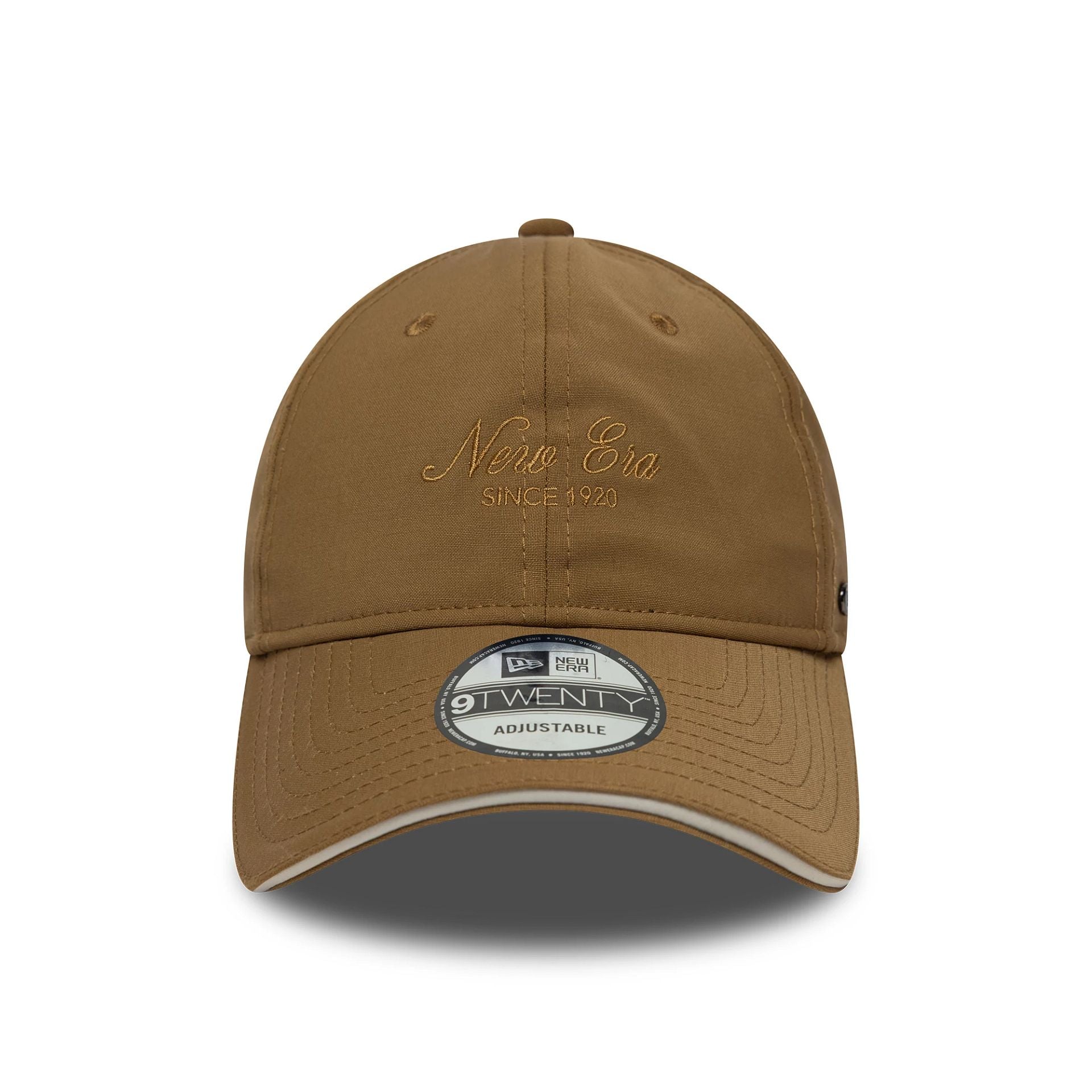 Pictured is this New Era Heritage 9TWENTY in light beige. 2