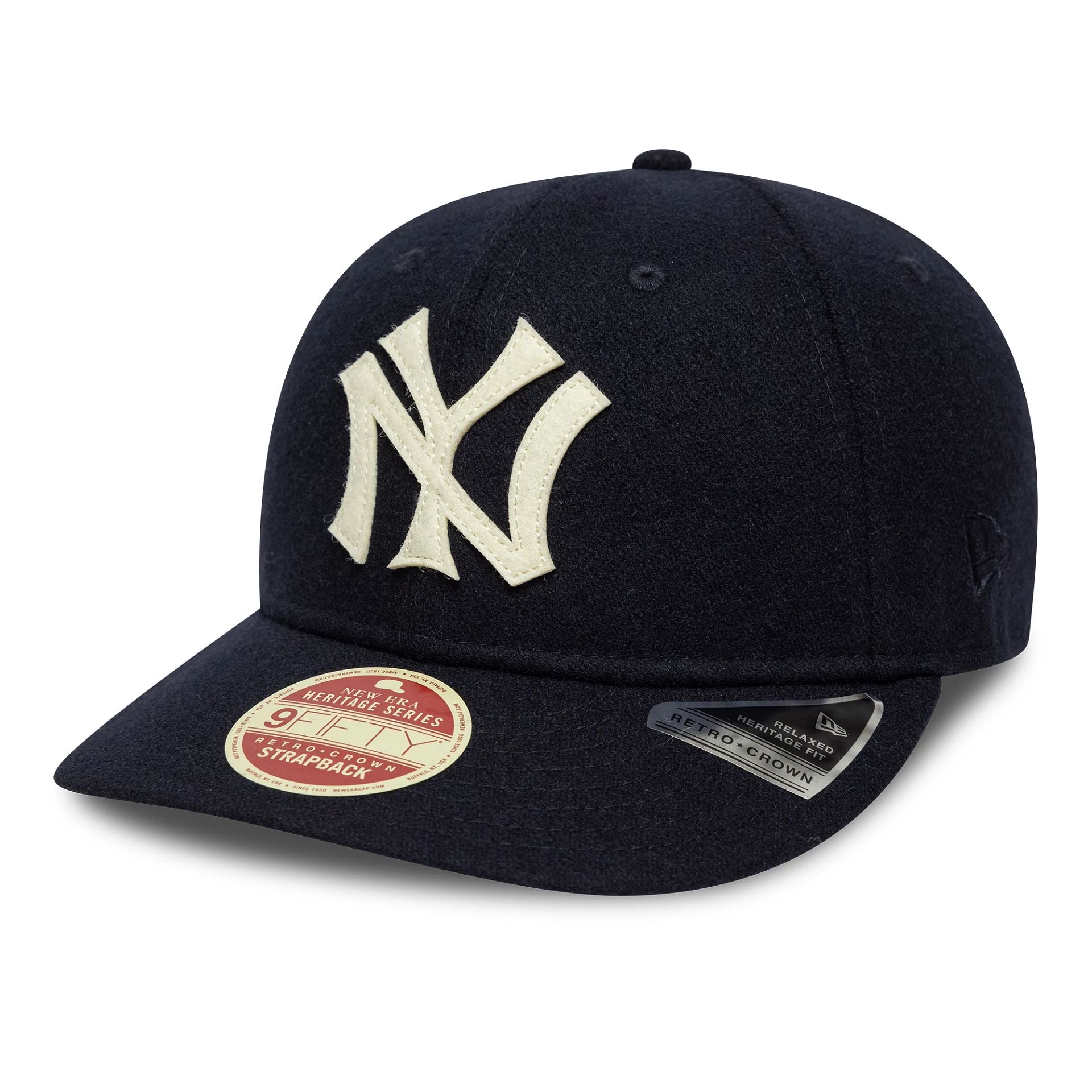 Pictured is this MLB Heritage New York Yankees Retro Crown 9FIFTY in navy. 1