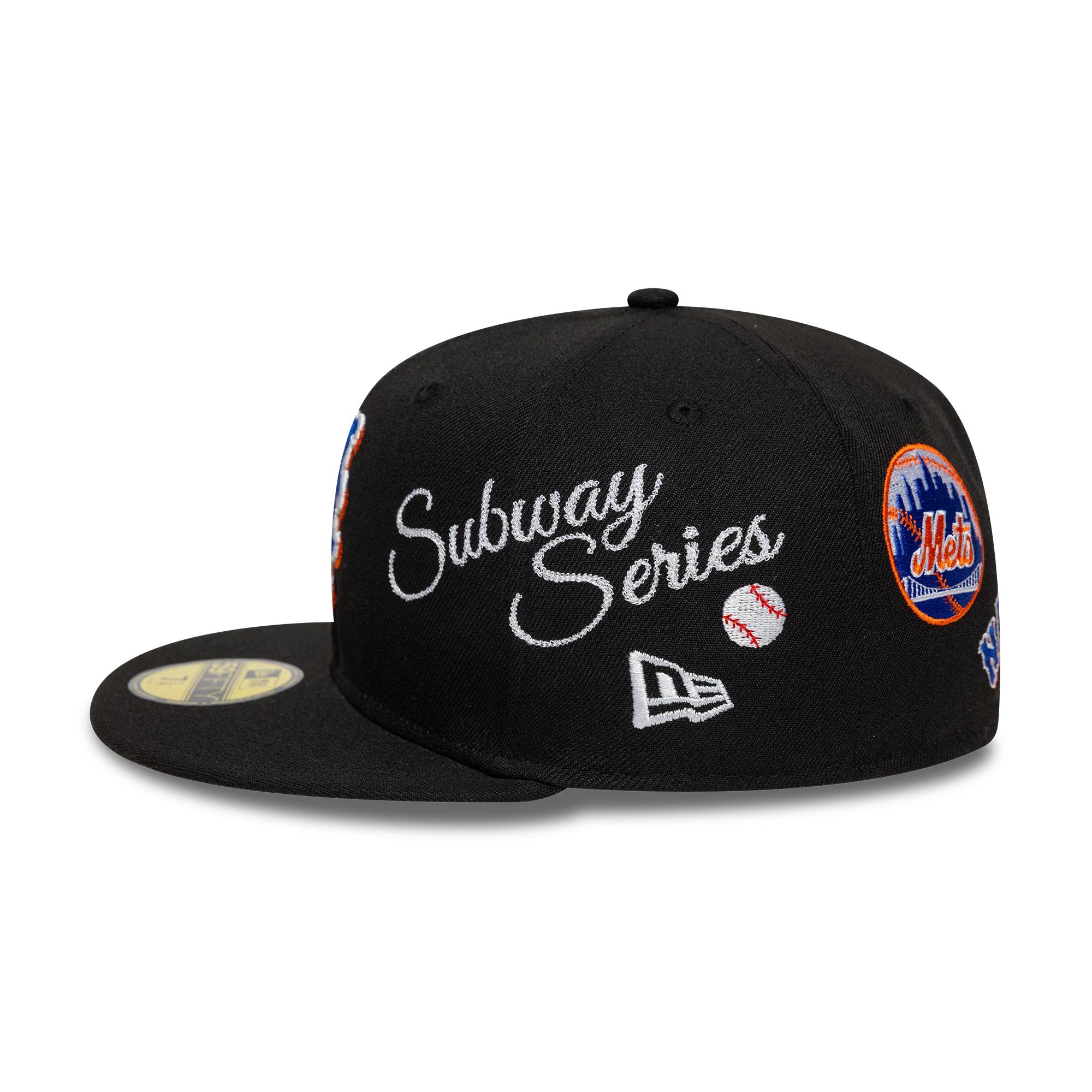 MLB Subway Series New York Mets Black 59FIFTY Fitted Cap | NEC EU