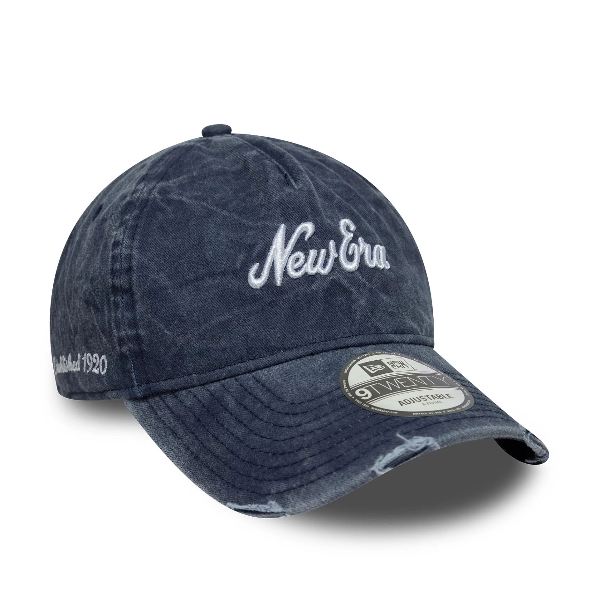 New Era Pigment Wash Navy 9TWENTY A-Frame Cap | NEC EU
