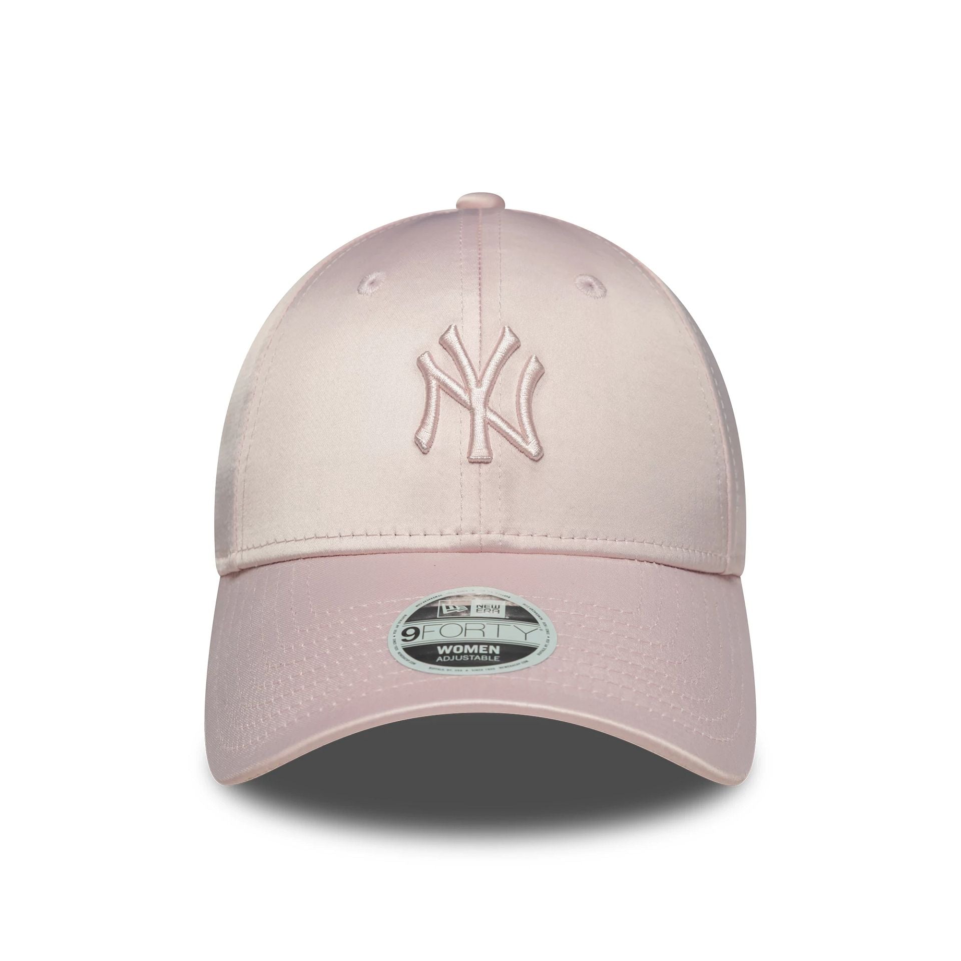 Pictured is this Womens MLB Satin New York Yankees 9FORTY in pastel pink. 2