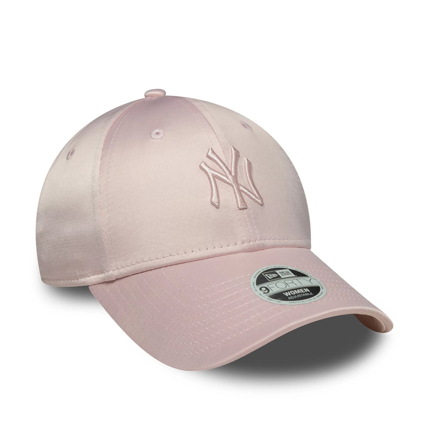 Pictured is this Womens MLB Satin New York Yankees 9FORTY in pastel pink. 3