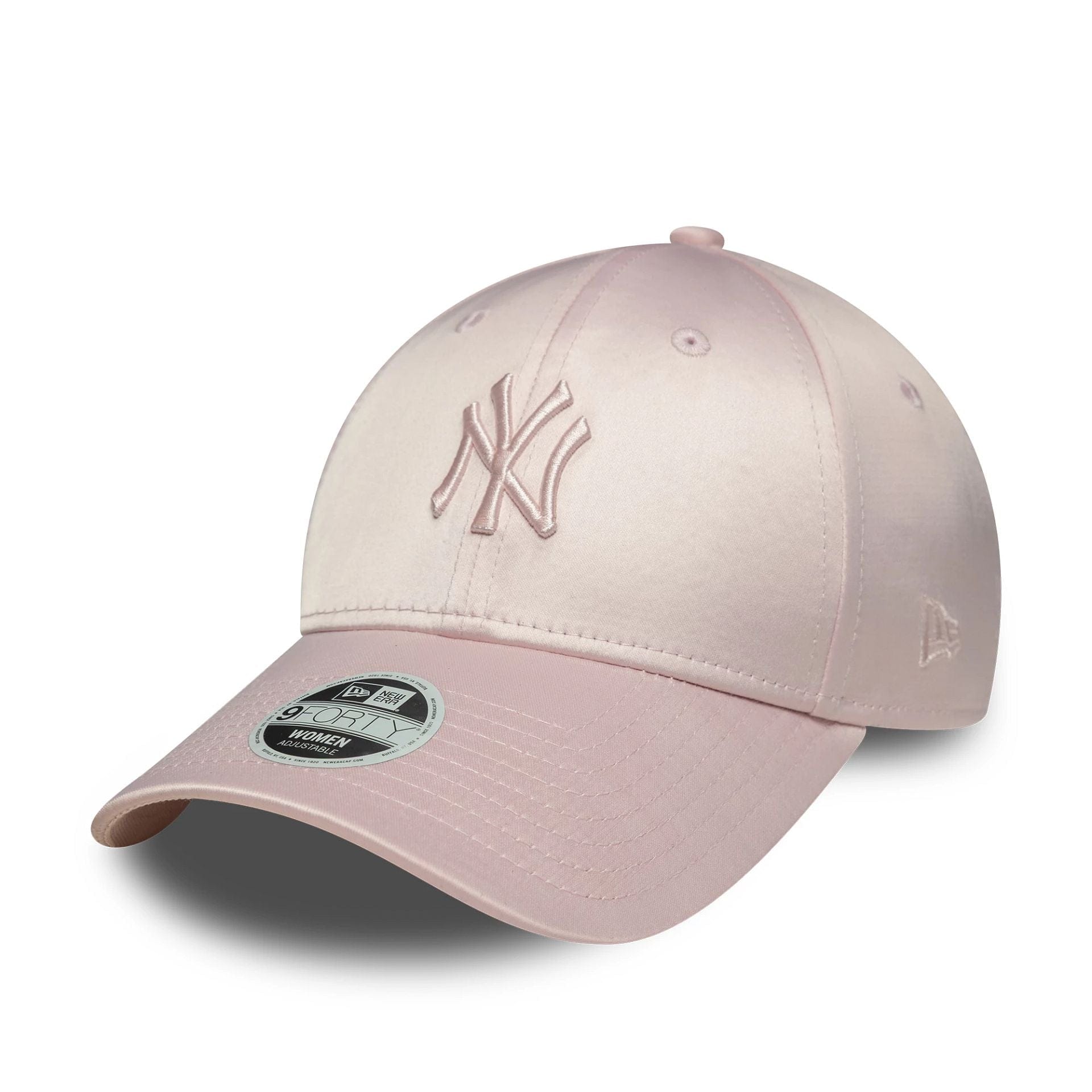 Pictured is this Womens MLB Satin New York Yankees 9FORTY in pastel pink. 1