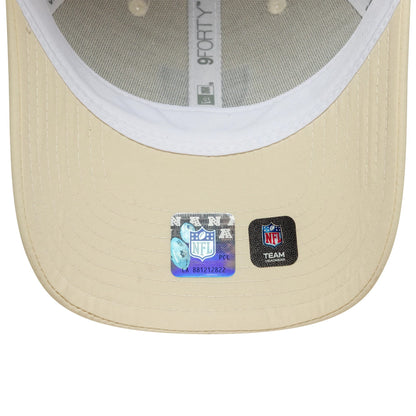 Pictured is this NFL Recycled Midi Las Vegas Raiders 9FORTY in Cream. 5