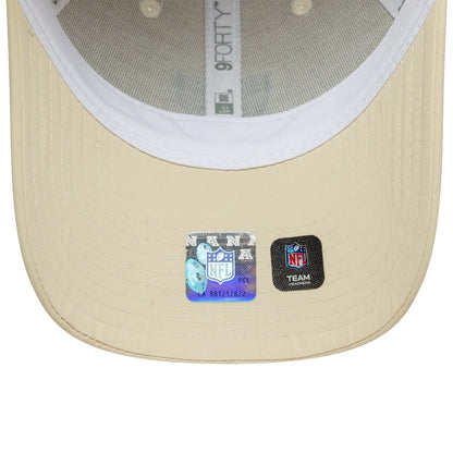 Pictured is this NFL Recycled Midi Las Vegas Raiders 9FORTY in Cream. 5