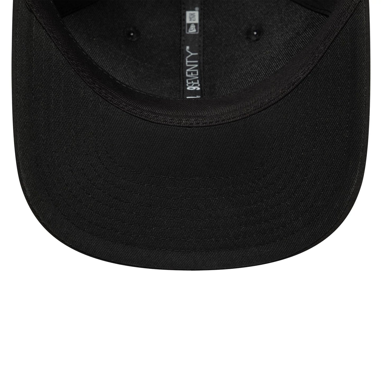 Pictured is this New Era Technical 9SEVENTY Stretch Snap cap in black. 7