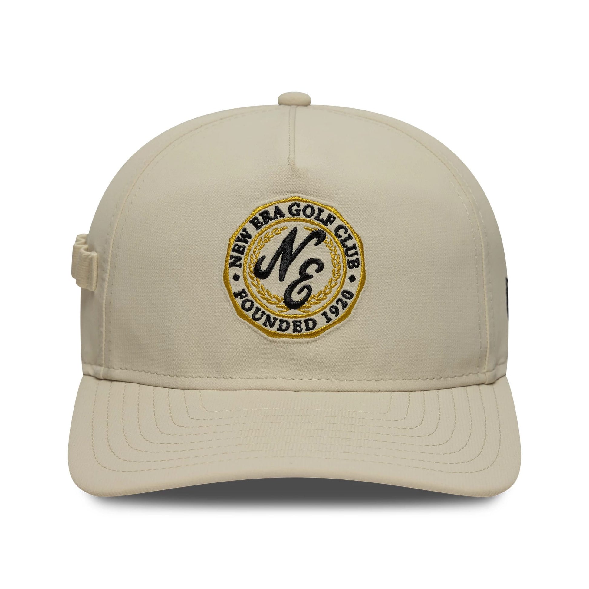Pictured is this New Era Technical 19TWENTY cap in cream. 2