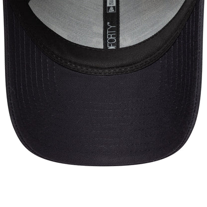Pictured is this New Era All Over Print 9FORTY M-Crown cap in navy. 5