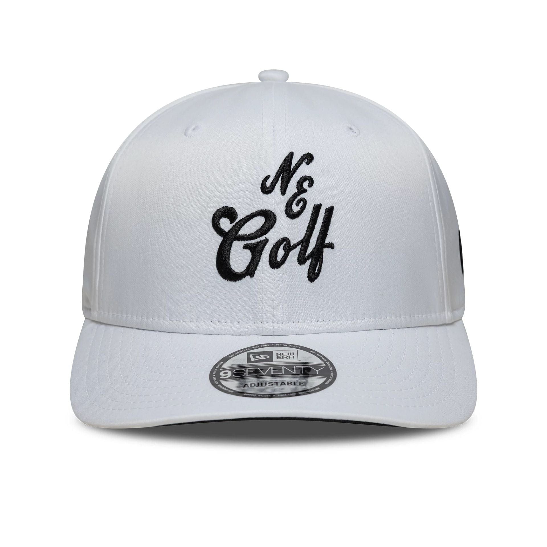 Pictured is this New Era Technical 9SEVENTY Stretch Snap cap in white. 2