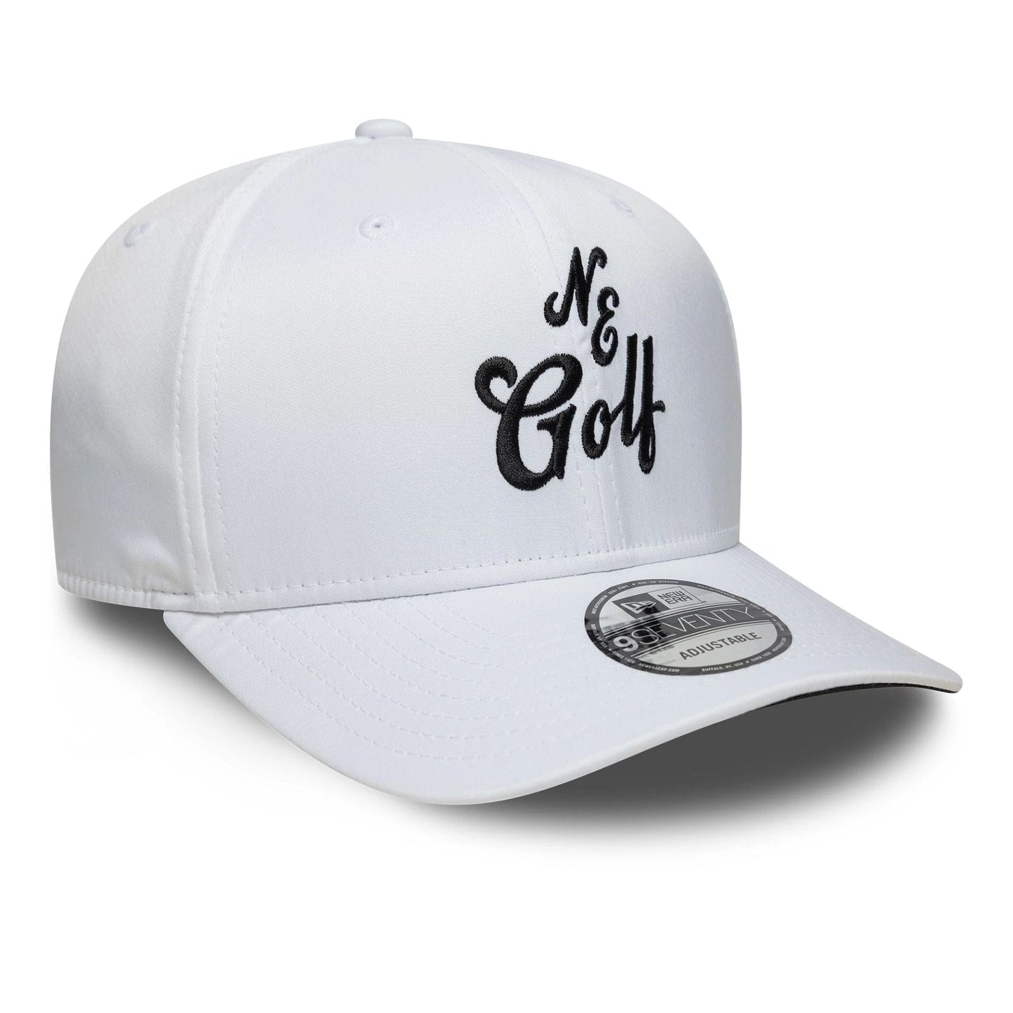 Pictured is this New Era Technical 9SEVENTY Stretch Snap cap in white. 3