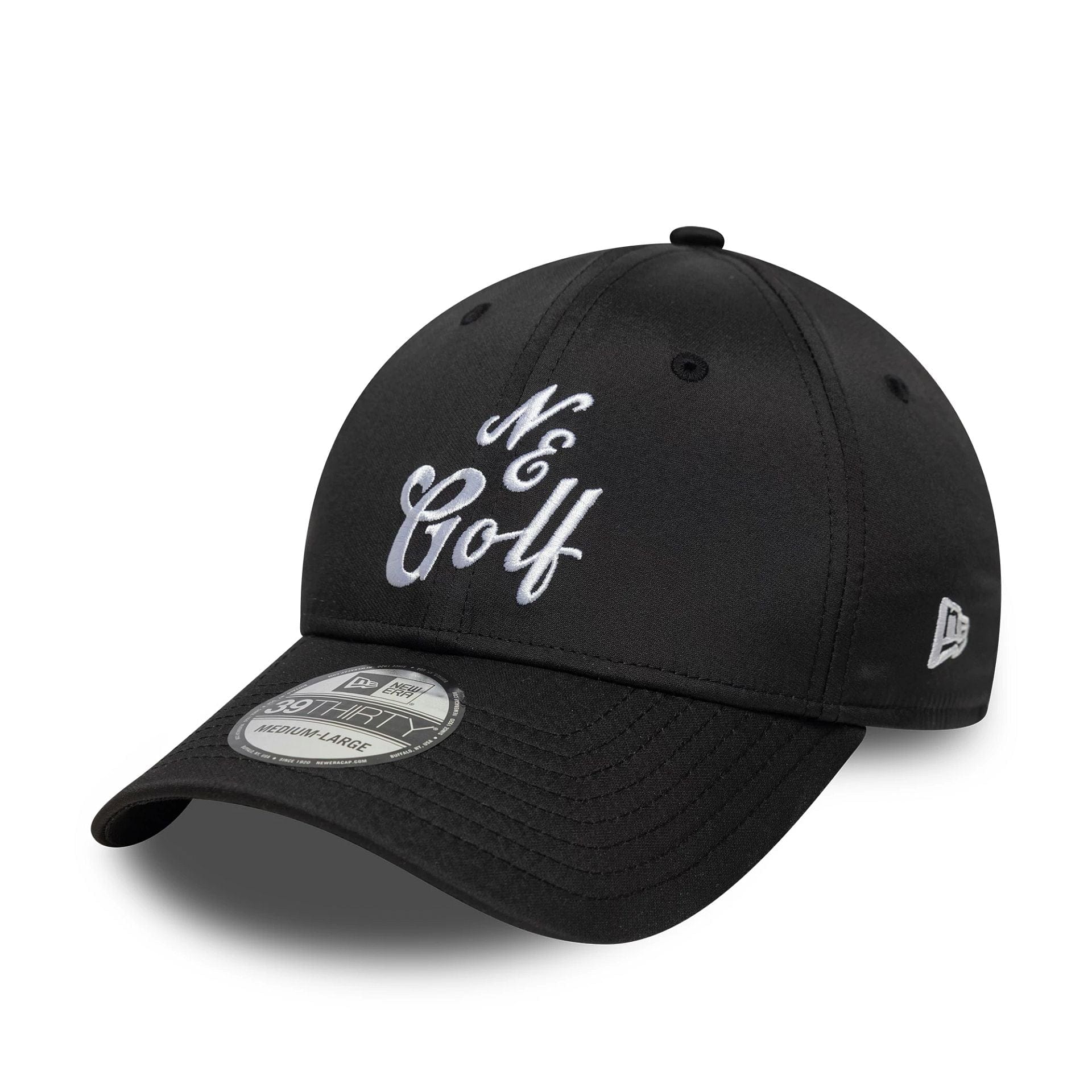 Pictured is this New Era Technical 39THIRTY Stretch Fit cap in black. 1