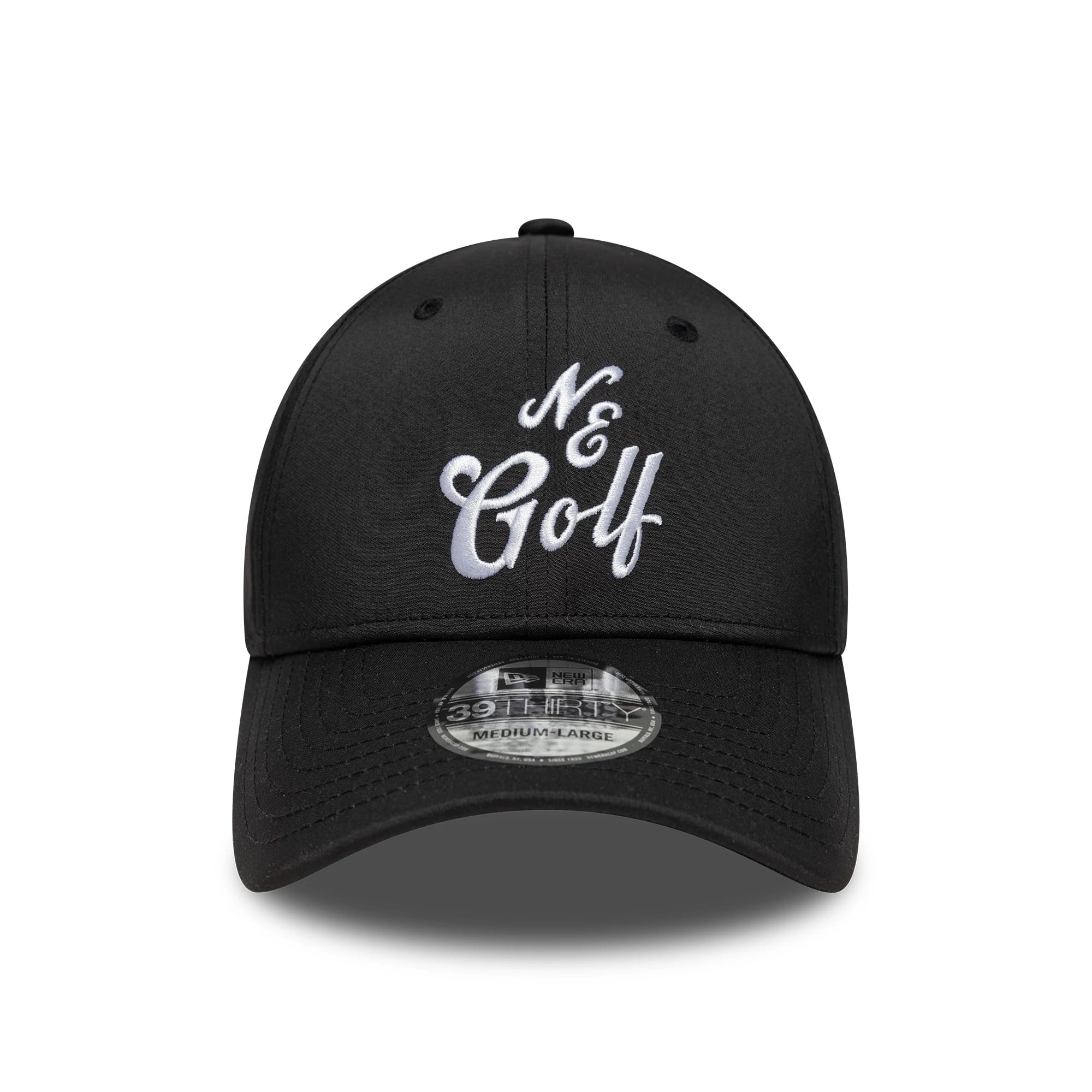 Pictured is this New Era Technical 39THIRTY Stretch Fit cap in black. 2