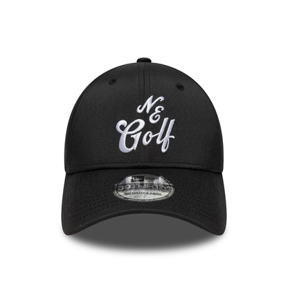 Pictured is this New Era Technical 39THIRTY Stretch Fit cap in black. 2