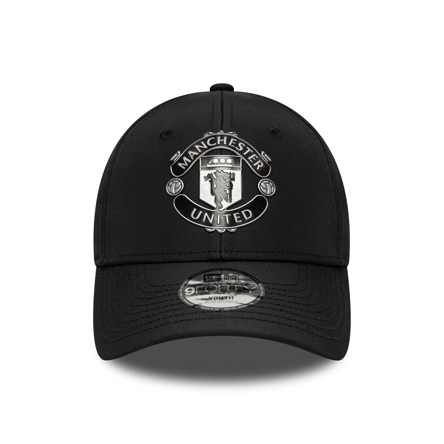 Pictured is this Youth Reflective Manchester United FC 9FORTY in black. 2
