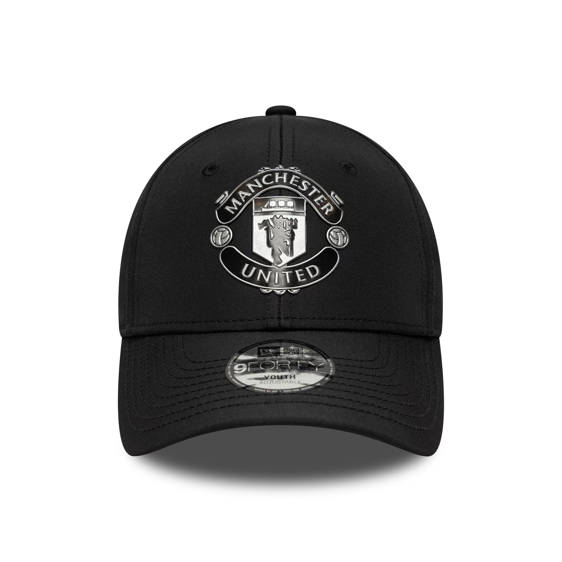Pictured is this Youth Reflective Manchester United FC 9FORTY in black. 2
