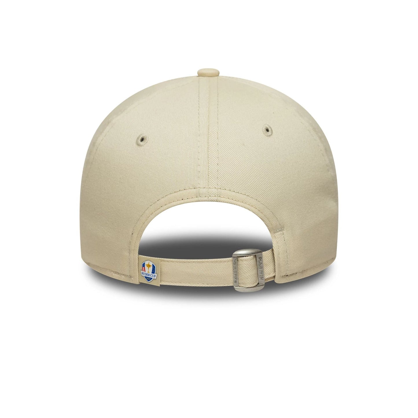 Pictured is this HD Print Ryder Cup Europe 2027 9FORTY A-Frame cap in Cream. 4
