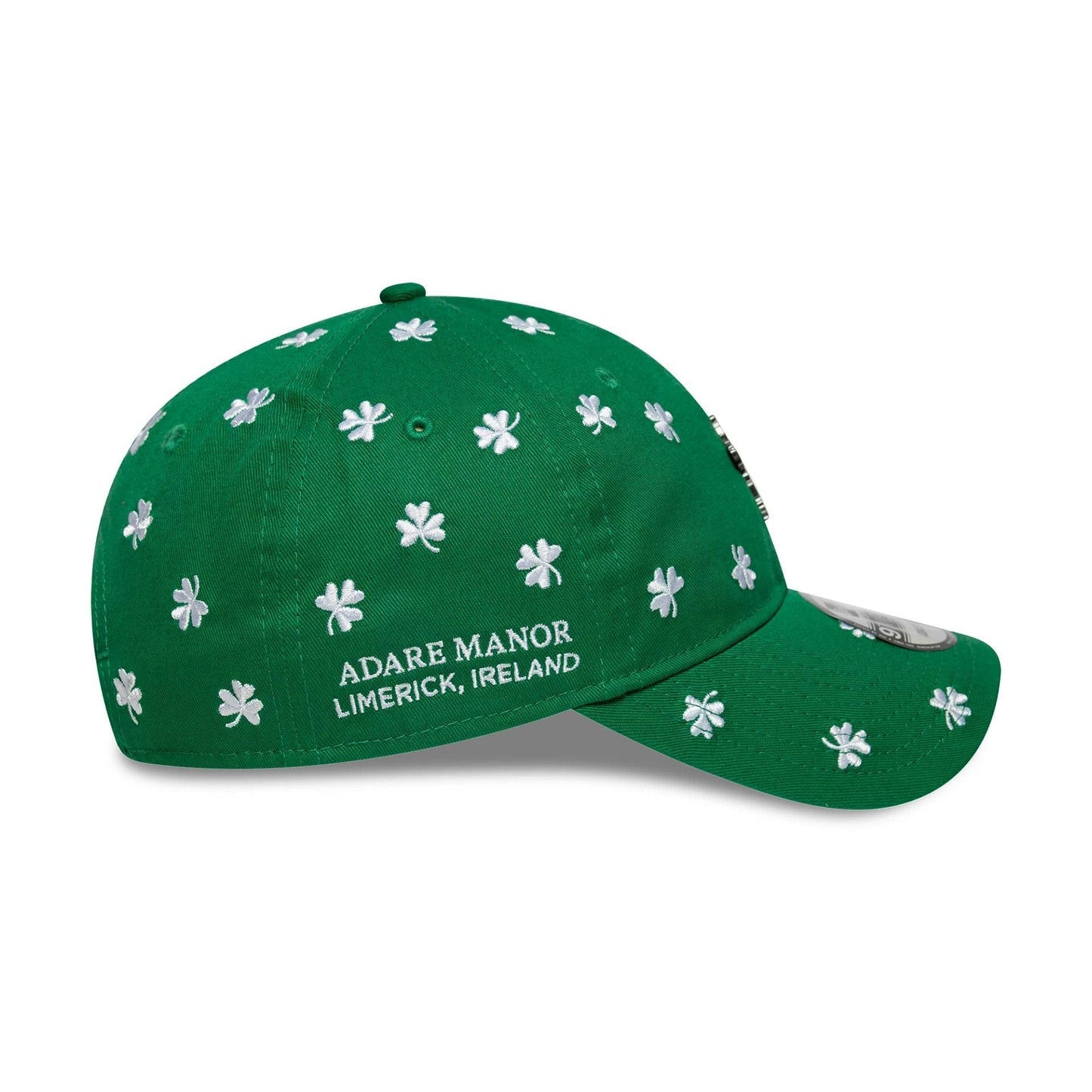 Pictured is this Shamrock Ryder Cup Europe 2027 9TWENTY cap in green. 5