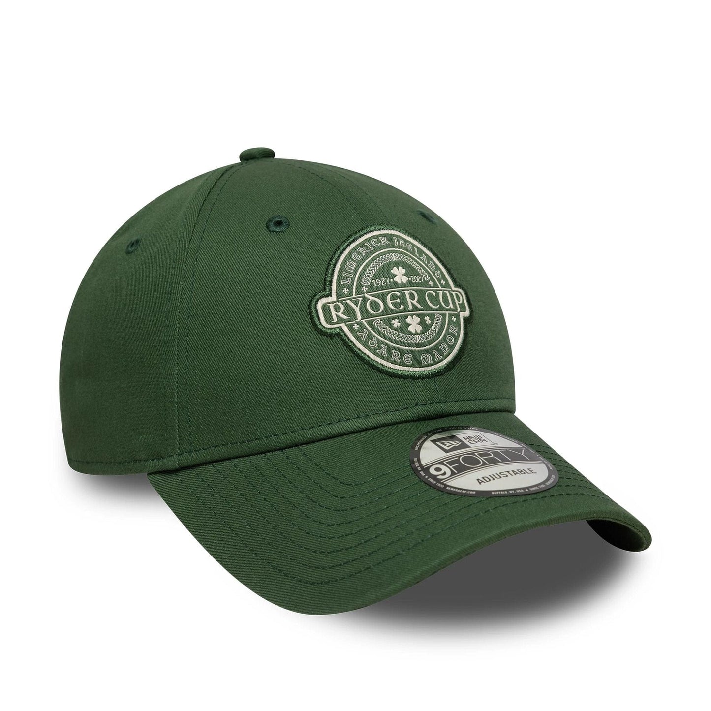 Pictured is this Patch Ryder Cup Europe 2027 9FORTY cap in dark green. 3