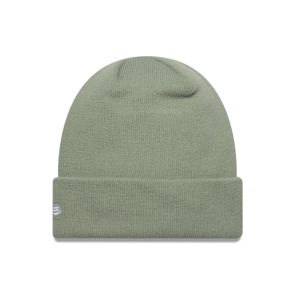 Pictured is this Tottenham Hotspur FC Cuff Knit Beanie hat in pastel green. 2