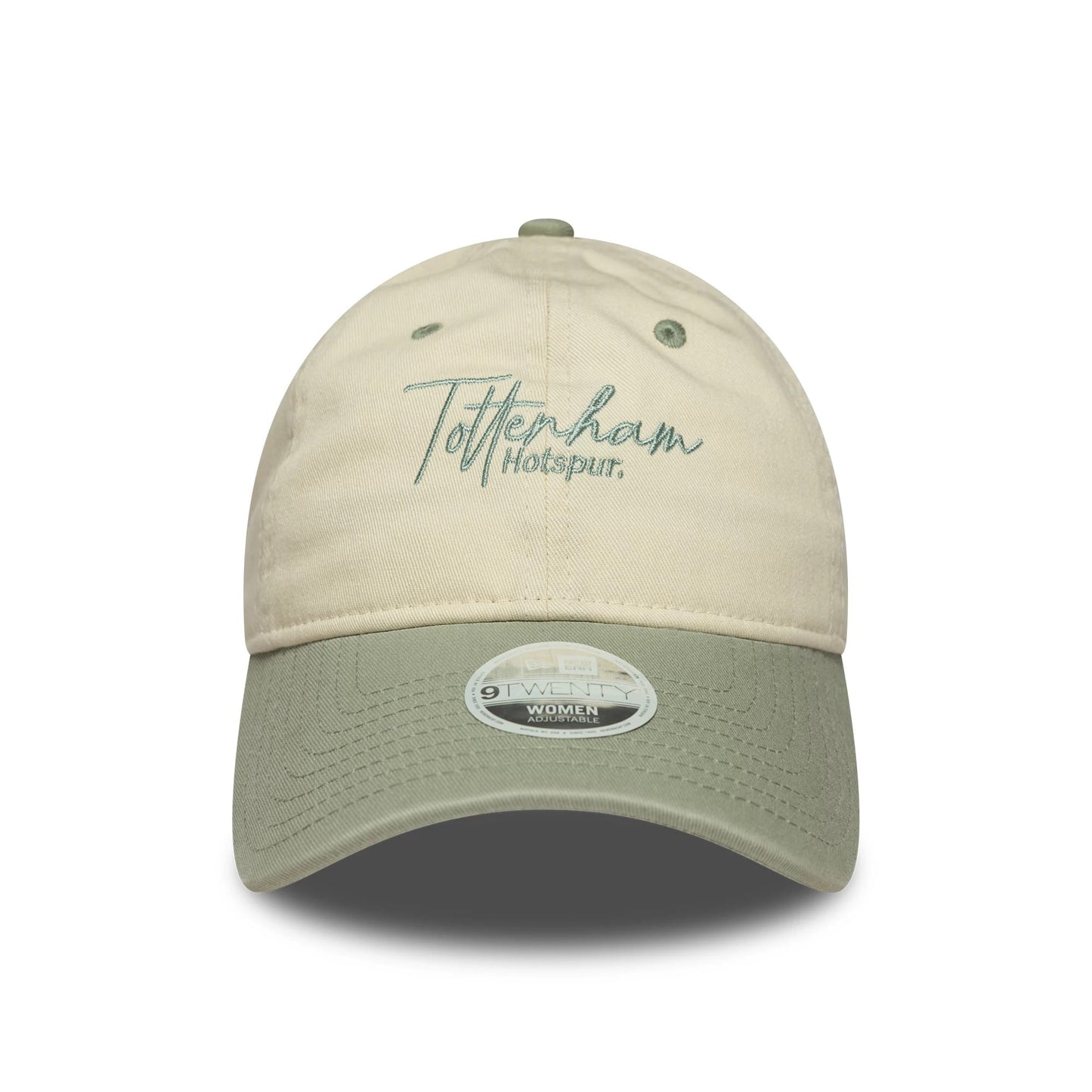 Pictured is this Womens Tottenham Hotspur FC Wordmark 9TWENTY in cream. 2