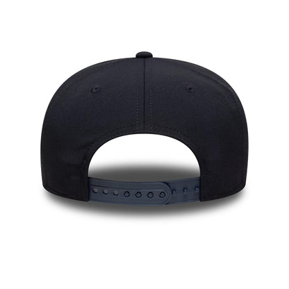 Pictured is this Chelsea FC Lion Crest Iridescent 9SEVENTY Stretch Snap in navy. 4