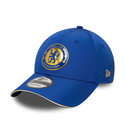 Pictured is this Chelsea FC Lion Crest Retro 9FORTY in blue. 1