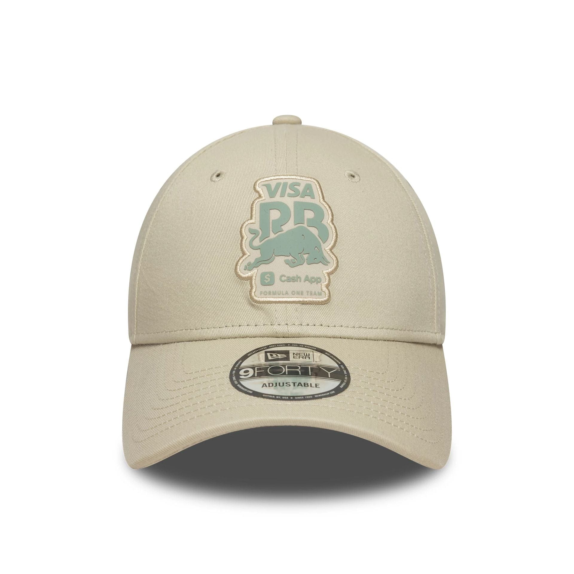 Pictured is this Visa Cash App Racing Bulls 9FORTY in Cream. 2