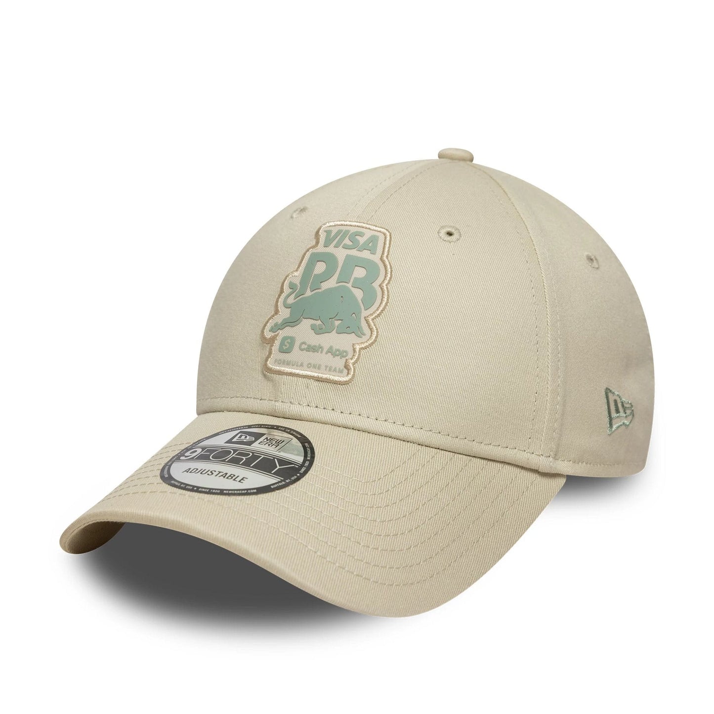 Pictured is this Visa Cash App Racing Bulls 9FORTY in Cream. 1