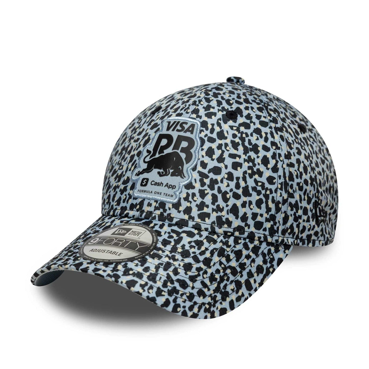 Pictured is this Leopard Visa Cash App Racing Bulls 9FORTY M-Crown in pastel blue. 1