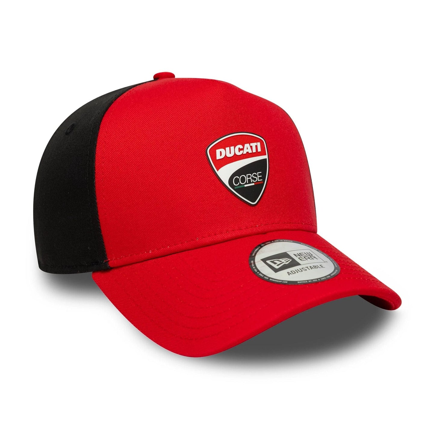 Pictured is this Ducati Corse Logo 9FORTY E-Frame Trucker in red. 3