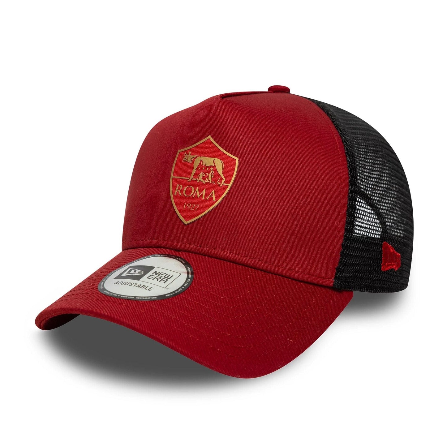 Pictured is this AS Roma 9FORTY A-Frame Trucker in dark red. 1
