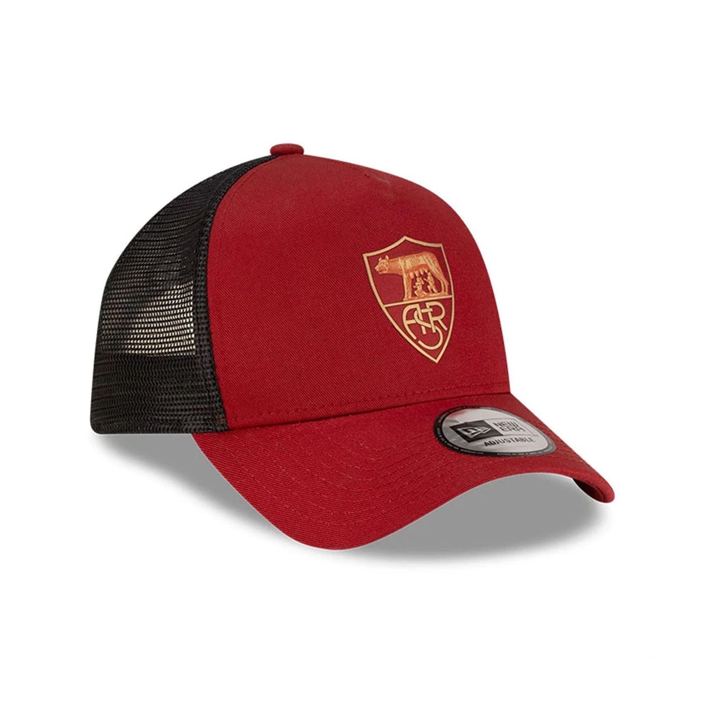 Pictured is this AS Roma 9FORTY A-Frame Trucker in dark red. 3