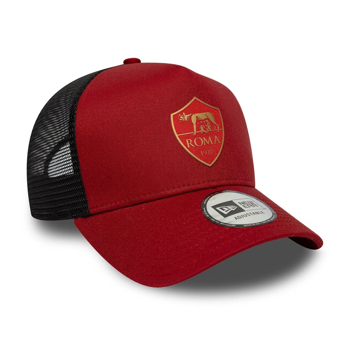 Pictured is this AS Roma 9FORTY A-Frame Trucker in dark red. 3