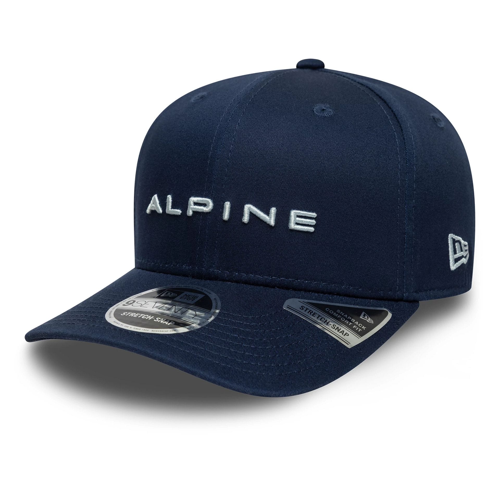 Alpine Racing Navy 9SEVENTY Stretch Snap Cap | NEC EU
