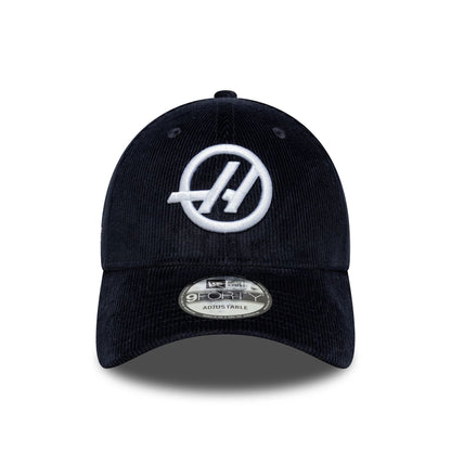 Pictured is this Cord MoneyGram Haas F1 9FORTY in navy. 2