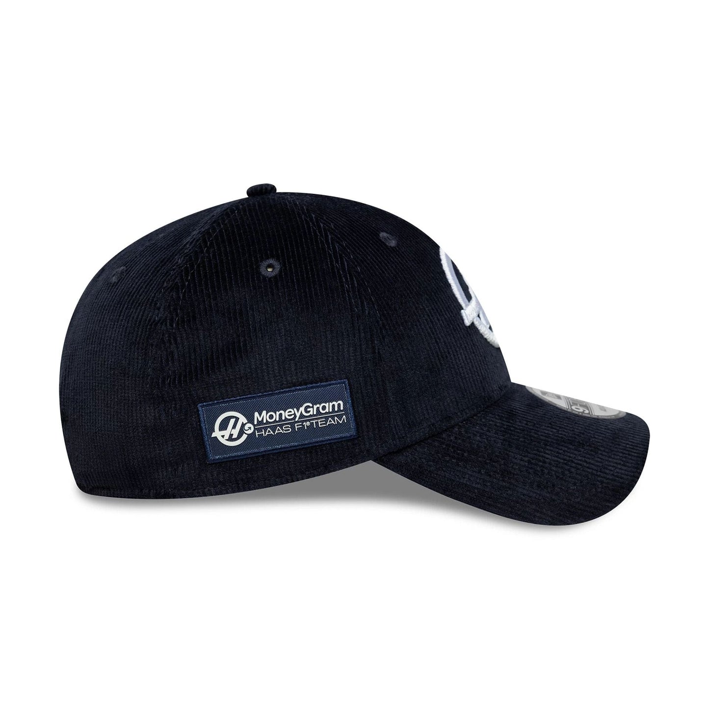 Pictured is this Cord MoneyGram Haas F1 9FORTY in navy. 6
