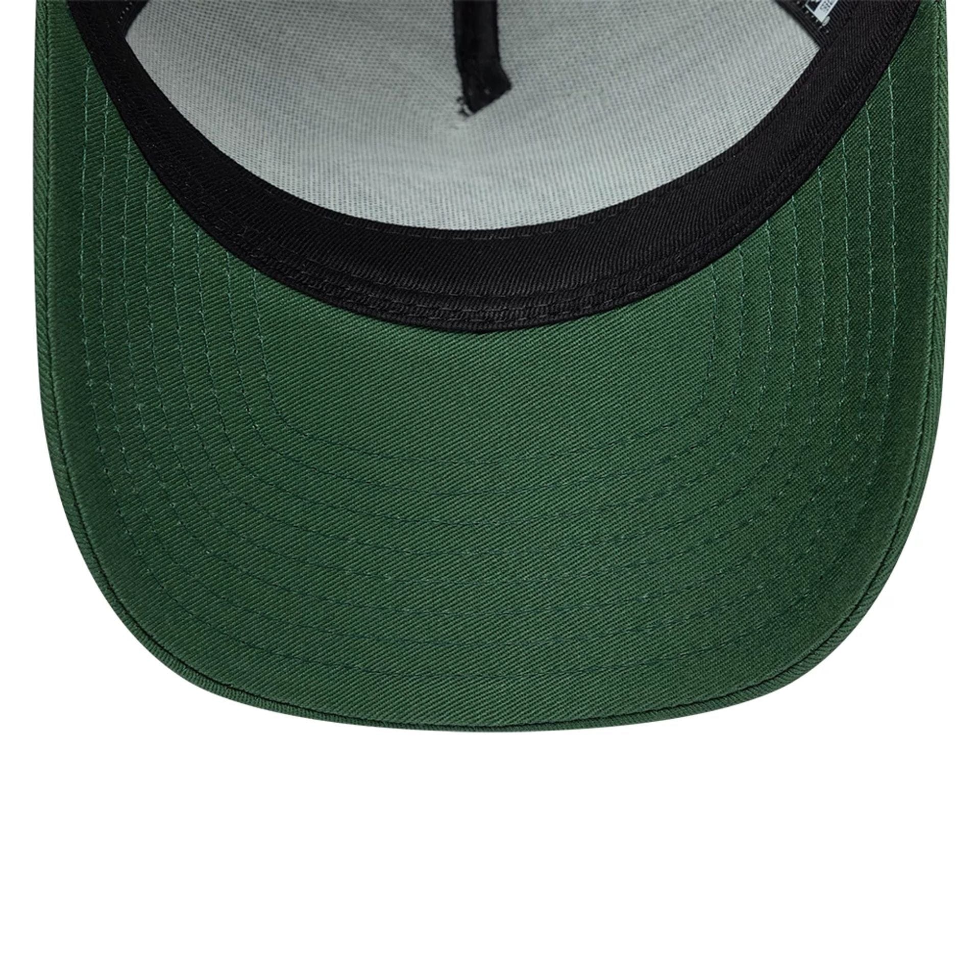 Pictured is this TGR Haas F1 9FORTY A-Frame Trucker in dark green. 5