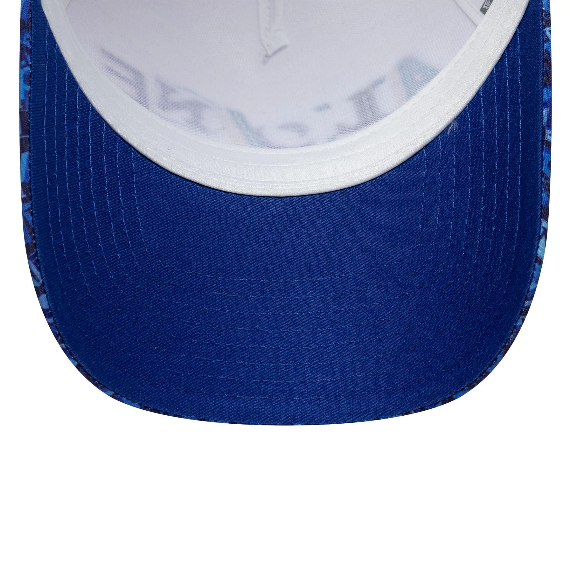 Pictured is this All Over Print Alpine Racing 9FORTY A-Frame Trucker in white. 5