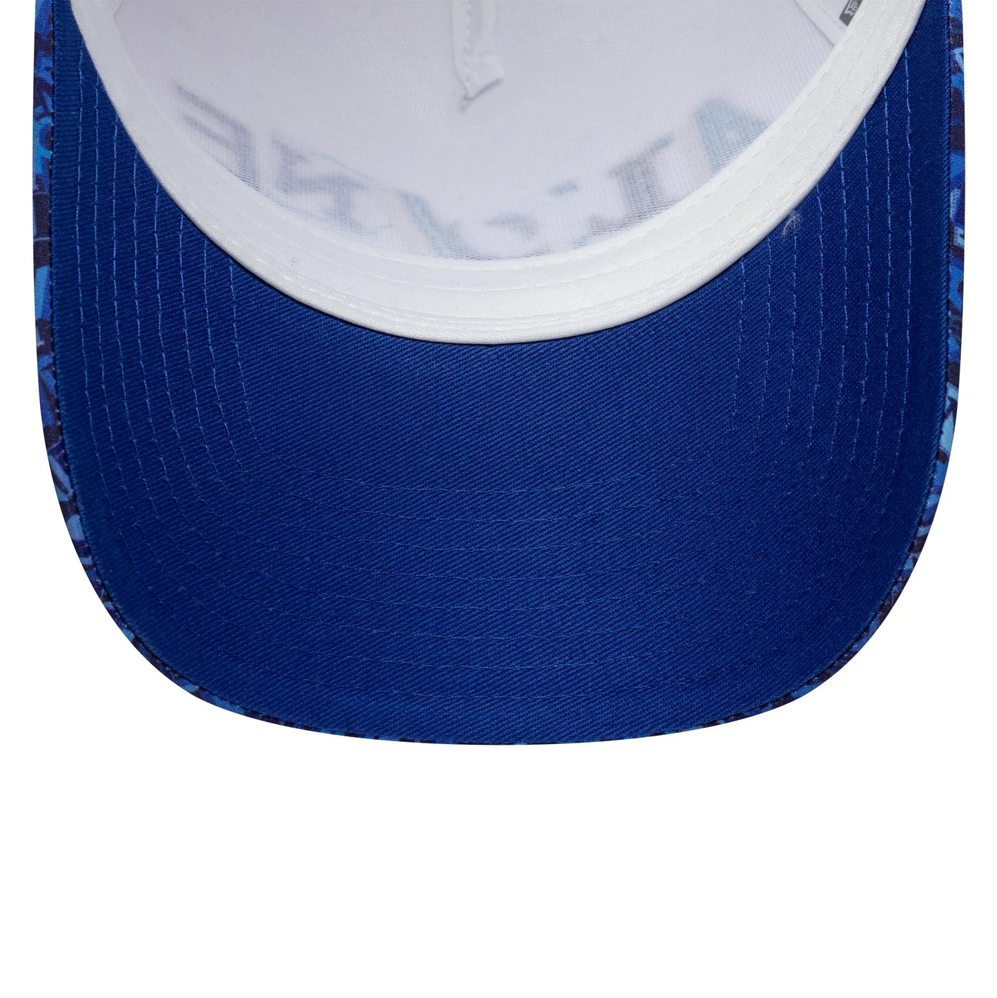 Pictured is this All Over Print Alpine Racing 9FORTY A-Frame Trucker in white. 5