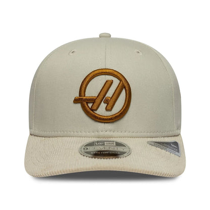 Pictured is this Cord Visor TGR Haas F1 9SEVENTY Stretch Snap in Cream. 2