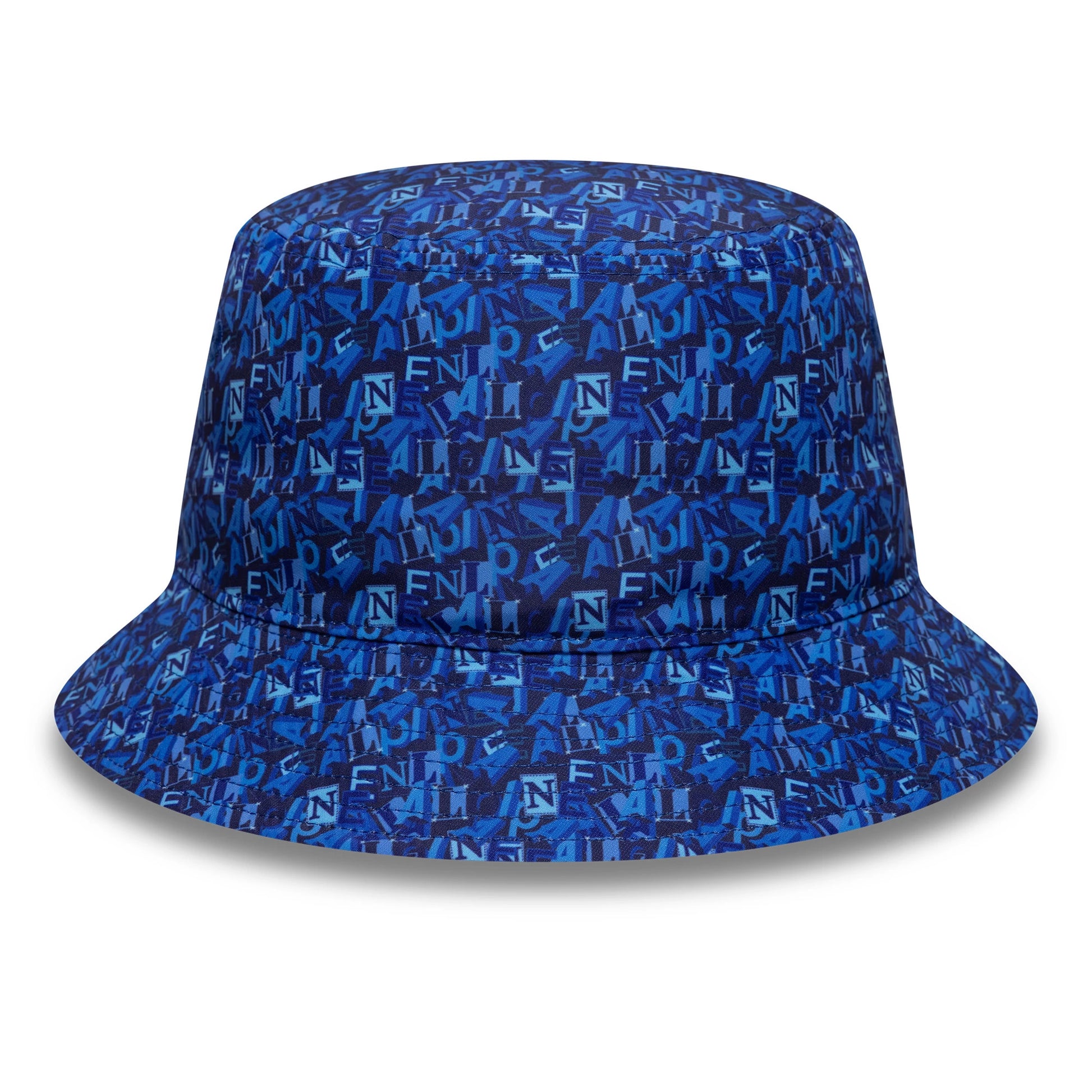 Pictured is this All Over Print Alpine Racing Bucket in navy. 4