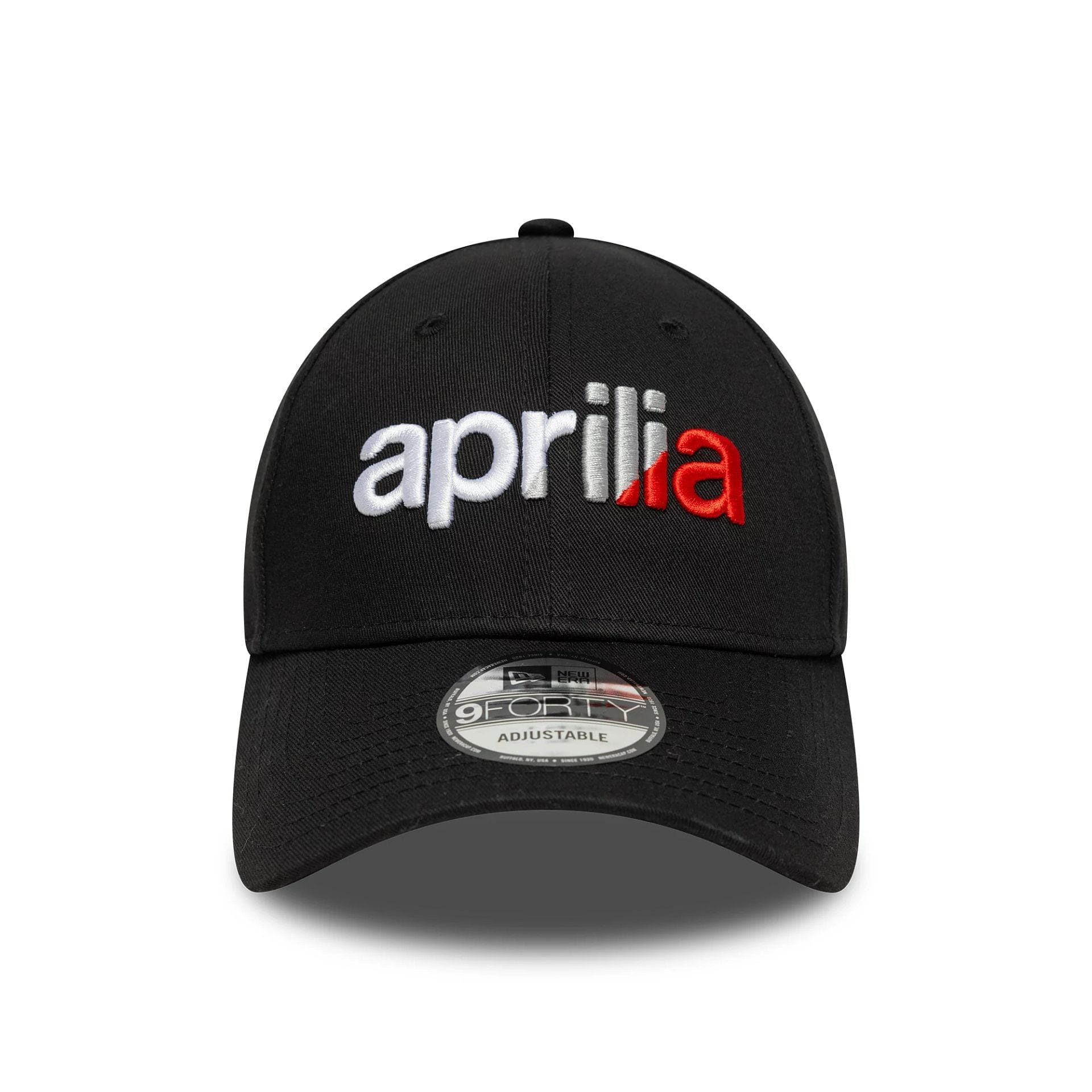 Pictured is this Aprilia Wordmark 9FORTY in black. 2