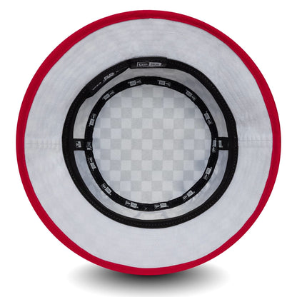 Pictured is this Checkerboard Visa Cash App Racing Bulls Bucket in white. 5