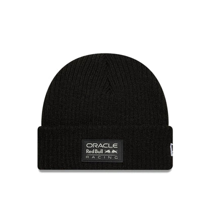 Pictured is this Red Bull Racing Short Skull Knit Beanie in black. 1