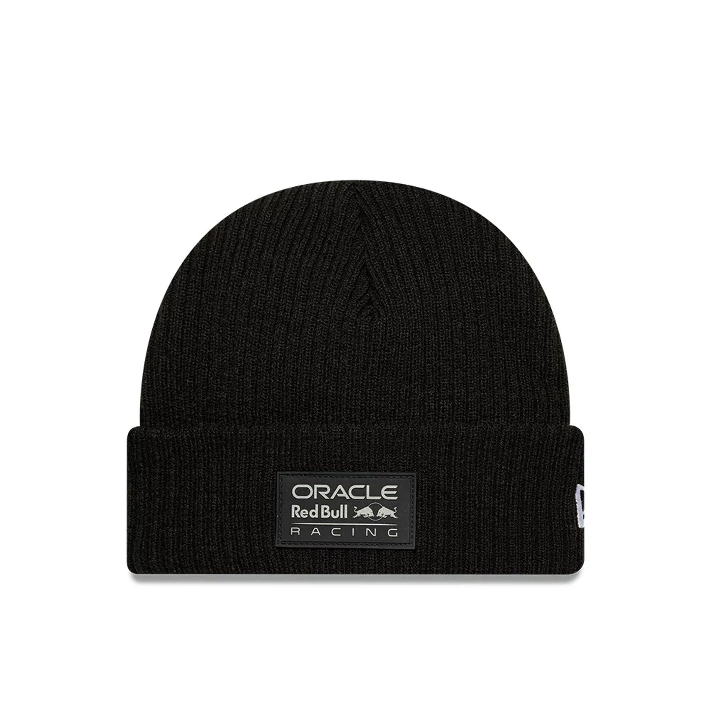 Pictured is this Red Bull Racing Short Skull Knit Beanie in black. 1