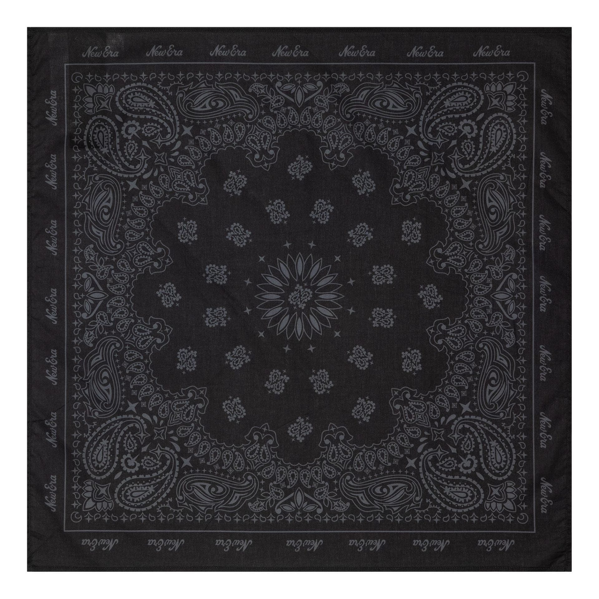 This is a New Era Paisley Black Bandana 1
